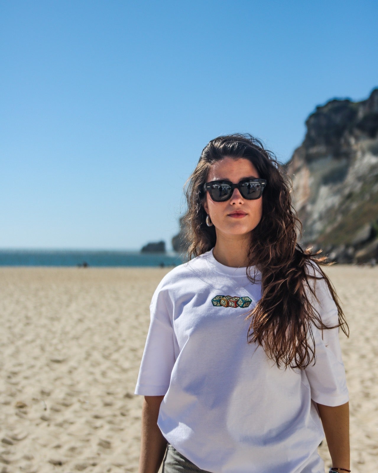 Cubes White Tee