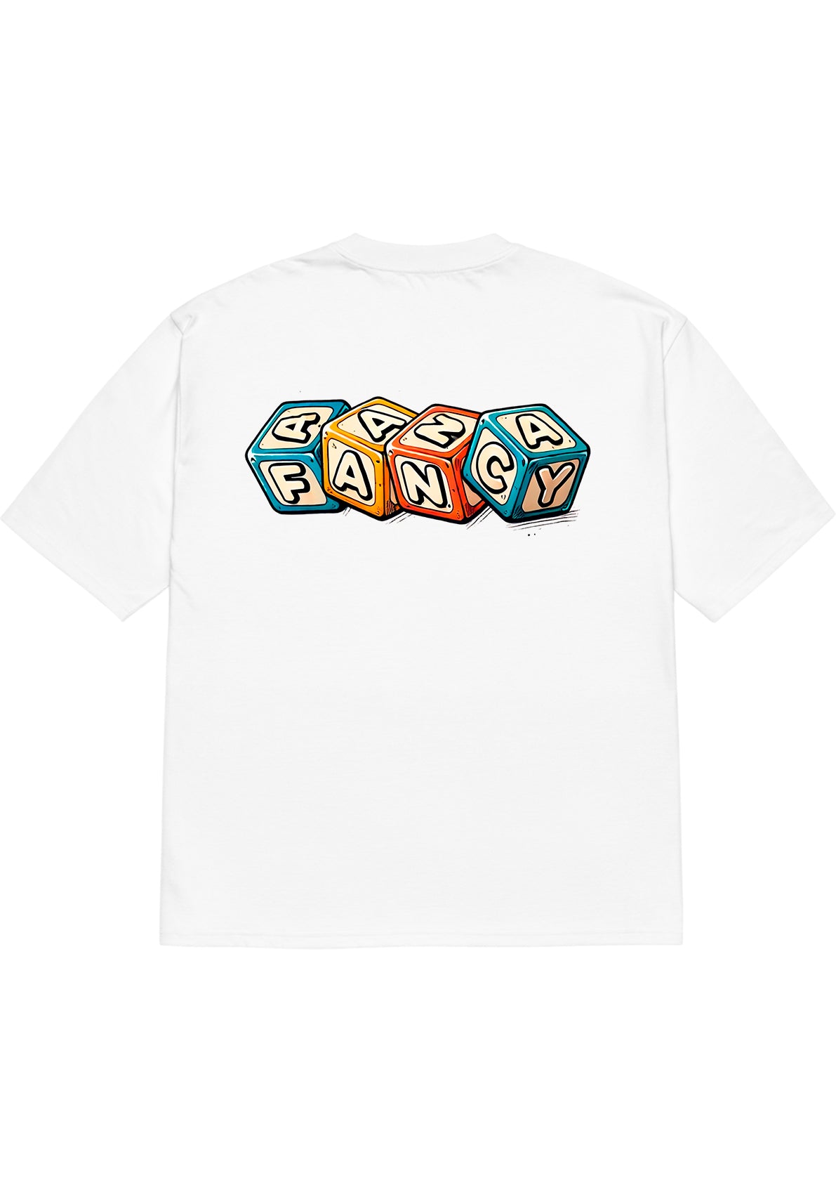Cubes White Tee