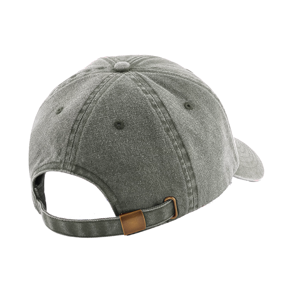 WASHED OLIVE GREEN HAT (VINTAGE)
