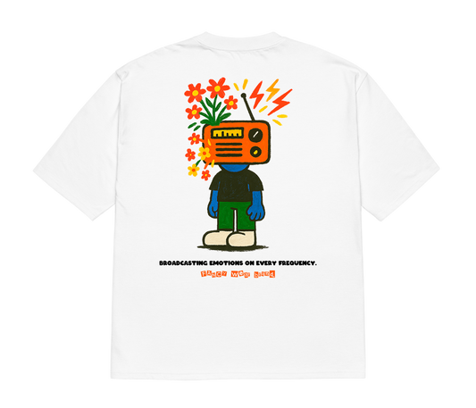 Radio White Tee